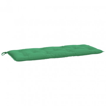 Perne bancă de grădină 2buc., verde,120x50x7cm, țesătură oxford - Img 4
