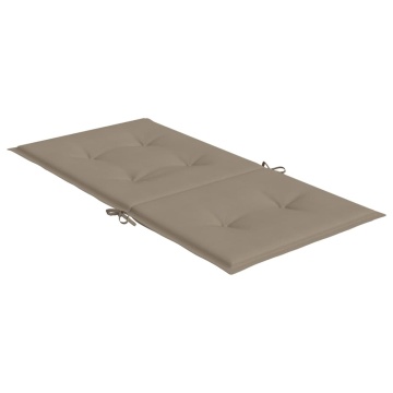 Perne cu spătar mic, 4 buc. gri taupe 100x50x3 cm textil oxford - Img 8