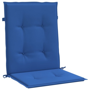Perne cu spătar mic, 6 buc. albastru 100x50x3 cm textil oxford - Img 3