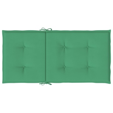 Perne cu spătar mic, 6 buc., verde, 100x50x3 cm, textil oxford - Img 5