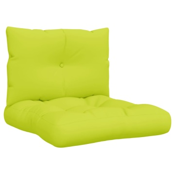 Perne de paleți, 2 buc, verde aprins, material textil - Img 2