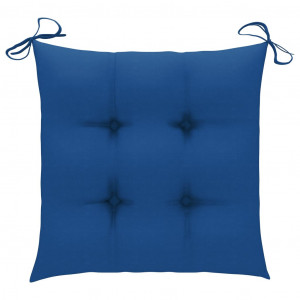 Perne de scaun, 2 buc., albastru deschis, 40 x 40 x 7 cm, textil - Img 2