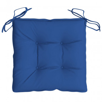 Perne de scaun, 4 buc., albastru, 50x50x7 cm, textil oxford - Img 8
