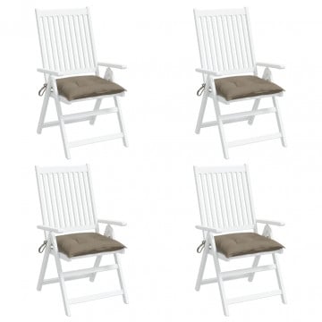 Perne de scaun, 4 buc., taupe, 50x50x7 cm, textil oxford - Img 1
