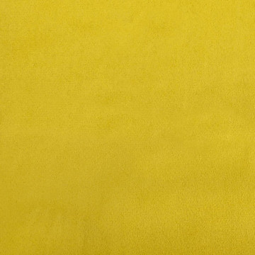 Perne decorative, 2 buc., galben, Ø15x50 cm, catifea - Img 5