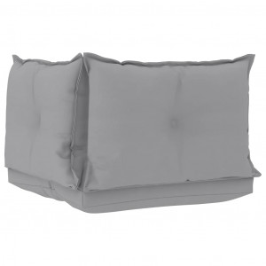 Perne pentru canapea din paleți 3 buc. gri, material textil - Img 4