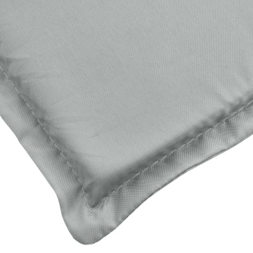 Perne scaun cu spătar înalt 6 buc. melanj gri 120x50x4cm textil - Img 7