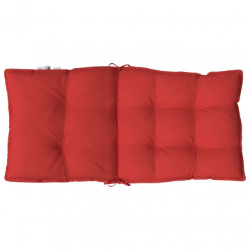 Perne scaun cu spătar mic, 4 buc., roșu, textil oxford - Img 5