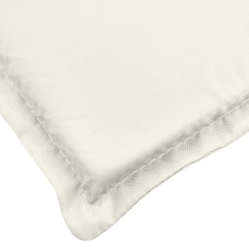 Perne scaun spătar înalt, 6 buc. melanj crem 120x50x4 cm textil - Img 7