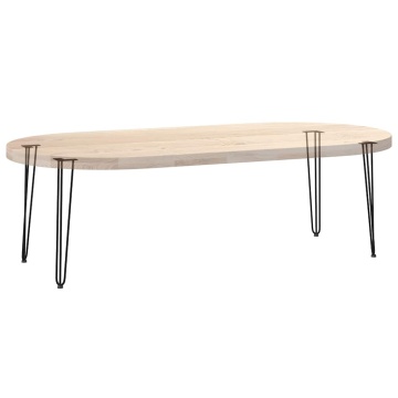 Picioare de masă în ac de păr 4 buc Negru 72 cm Oțel masiv - Img 7