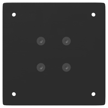 Picioare măsuță de cafea 4 buc Negru 72 cm Oțel - Img 6