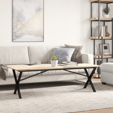 Picioare Măsuță de cafea X-Frame 140x30x43 cm Fontă - Img 3