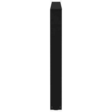 Picioare pentru masă în formă de V 2 buc Negru Oțel - Img 5