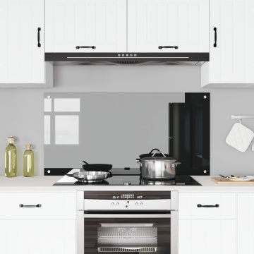 Placă Backsplash Neagră pentru Bucătărie 120x60x0,6 cm din Sticlă Temperată - Img 3