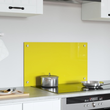 Placă de lucru pentru bucătărie Galben 70x40x0,6 cm din sticlă securizată - Img 3