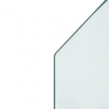 Placă de sticlă pentru șemineu, hexagonală, 120x50 cm - Img 8
