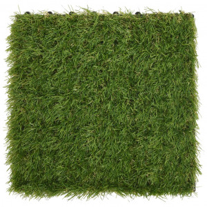 Plăci de iarbă artificială, 22 buc, verde, 30x30 cm - Img 5