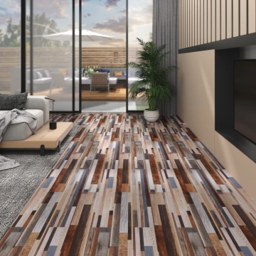 Plăci pardoseală autoadezive, multicolor, 4,46 m², PVC, 3 mm - Img 1