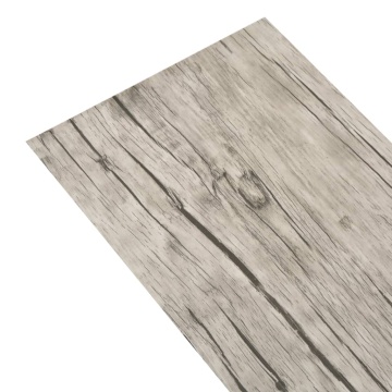 Plăci pardoseală autoadezive, stejar prespălat 2,51 m² 2 mm PVC - Img 3