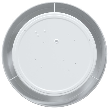 Plafonieră Gri Ø 30 cm Țesătură E27 - Img 4