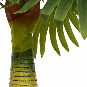 Plantă artificială de palmier 9 frunze 65 cm verde - Img 4