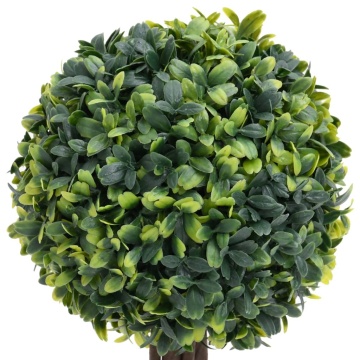 Plante artificiale cimișir cu ghiveci, 2 buc. verde 41 cm minge - Img 6