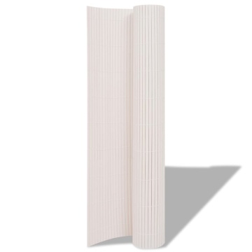 Plasă de grădină cu două fețe PVC 150x500 cm Alb - Img 1