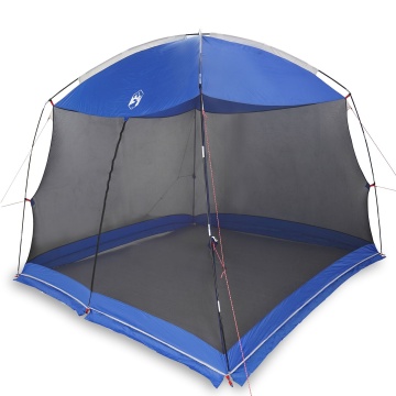 Plasă de țânțari pentru camping cu ușă Albastru pentru 5 persoane Rezistent la apă - Img 3