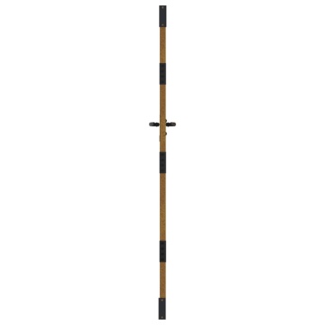 Poartă pentru grădină, 85x200 cm, oțel corten, model copac - Img 8