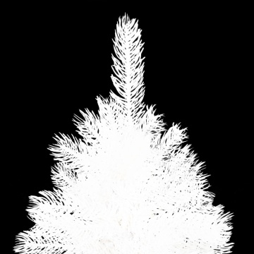 Pom de Crăciun artificial, ace cu aspect natural, alb, 120 cm - Img 3