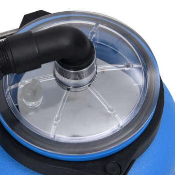 Pompă de filtrare pentru piscină, negru și albastru, 4 m³/h - Img 6