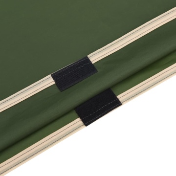 Poncho de ploaie cu glugă, design 2 în 1, verde, 223x145 cm - Img 6