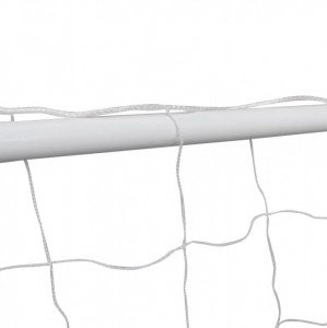 Porți de fotbal cu plasă, 2 buc, 240 x 90 x 150 cm, oțel - Img 4