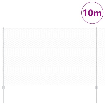 Posturi de Gard 10 buc U-Channel 150 cm Oțel Galvanizat, Gard Hexagon 1,5x10 m Oțel Galvanizat - Img 3