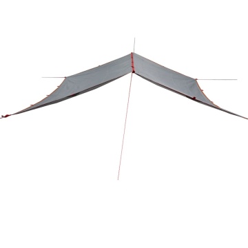 Prelată de camping, gri și portocaliu, 500x294 cm, impermeabilă - Img 4