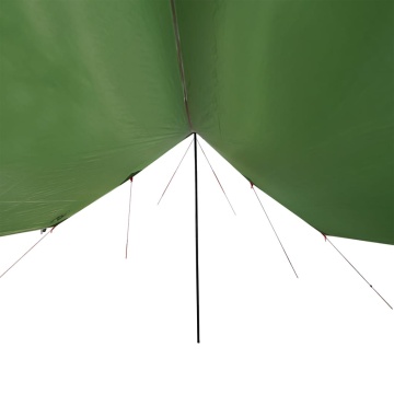Prelată de camping, verde, 460x305x210 cm, impermeabilă - Img 8