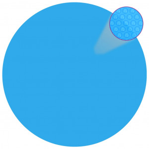 Prelată de piscină, albastru, 210 cm, PE - Img 5
