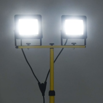 Proiector cu LED și trepied, 2x100 W, alb rece - Img 2