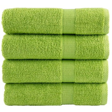 Prosoape de mâini premium SOLUND 4 buc. verde 50x100cm 600 gsm - Img 1