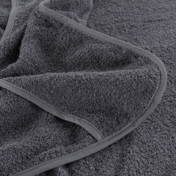 Prosoape de plajă, 2 buc., antracit, 60x135 cm, textil 400 GSM - Img 6