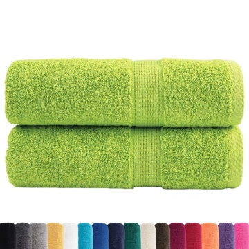 Prosoape mâini premium SOLUND 2 buc verde 30x30 cm 600 gsm - Img 2