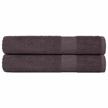 Prosoape pentru saună 2 buc Antracit 360 g/m² 100% bumbac - Img 1
