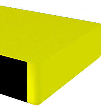 Protecție de colț, galben și negru, 6x2x101,5 cm, PU - Img 5