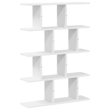 Raft cubic de perete cu 12 compartimente alb lemn prelucrat - Img 5