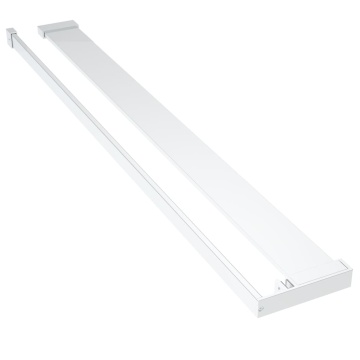 Raft de duș pentru perete cabină de duș, crom, 90 cm, aluminiu - Img 2