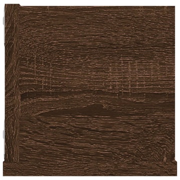 Raft de perete CD-uri, stejar maro, 100x18x18 cm lemn prelucrat - Img 7