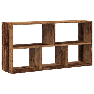 Raft de perete, lemn vechi, 100x25x50 cm, lemn prelucrat - Img 2