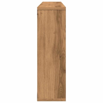 Raft de perete, stejar artizanal, 85x16x52,5 cm, lemn prelucrat - Img 8