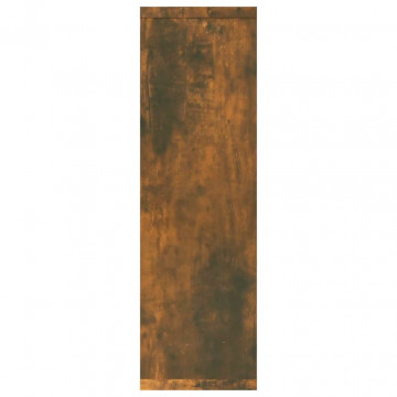 Raft de perete, stejar fumuriu, 85x16x52,5 cm, lemn compozit - Img 5