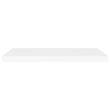 Raft de perete suspendat, alb, 80x23,5x3,8 cm, MDF - Img 4